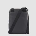 Piquadro Borsello a tracolla uomo grigio in pelle porta iPadrban