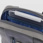 Piquadro Borsello uomo grigio in pelle porta iPadni Urban