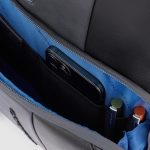 Piquadro Zaino grigio in pelle porta pc 14" Urban