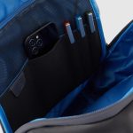 Piquadro Zaino grigio in pelle porta pc 15,6" Urban