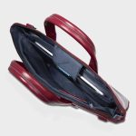 Piquadro Borsa rossa in pelle porta pc 15,6" espandibile Blue Square