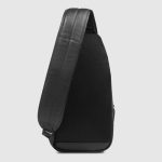 Piquadro Monospalla nero in pelle Urban