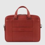 Piquadro Borsa rossa in pelle porta pc 14" Black Square