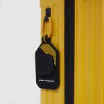 Piquadro Trolley da cabina rigido giallo in policarbonato a 4 ruote PQ-Light