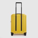 Piquadro Trolley da cabina rigido giallo in policarbonato a 4 ruote PQ-Light