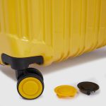 Piquadro Trolley da cabina rigido giallo in policarbonato a 4 ruote PQ-Light