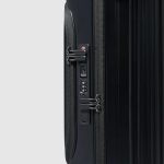 Piquadro Trolley cabina rigido nero opaco in policarbonato a 4 ruote porta pc PQ-Light