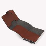 Piquadro Portacarte cuoio in metallo e pelle Black Square