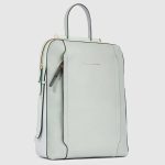 Piquadro Zaino donna verde in pelle porta pc 14" Circle