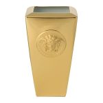 Versace vaso 32 cm medusa gold