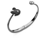 Swarovski bracciale rigido swan misura M