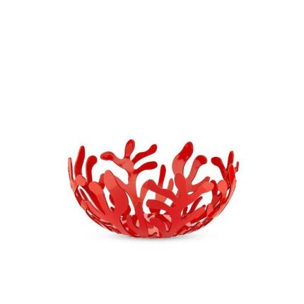 Alessi fruttiera 21 cm rossa mediterraneo