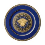 Versace segnaposto 30 cm medusa blu