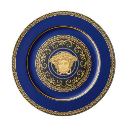 Versace segnaposto 30 cm medusa blu