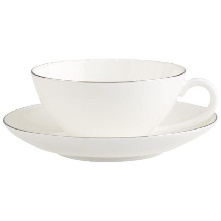 Villeroy & boch set di 6 tazze the con piattino anmut platinum n. 1