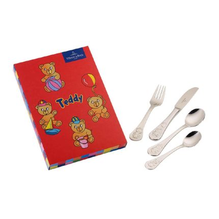 Villeroy & boch set di posate per bambini 4 pz. 21,5x15x2,5 cm