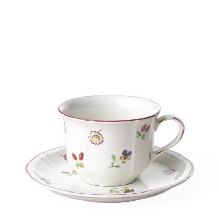 Villeroy & boch tazza da cappuccino con piattino petite fleur