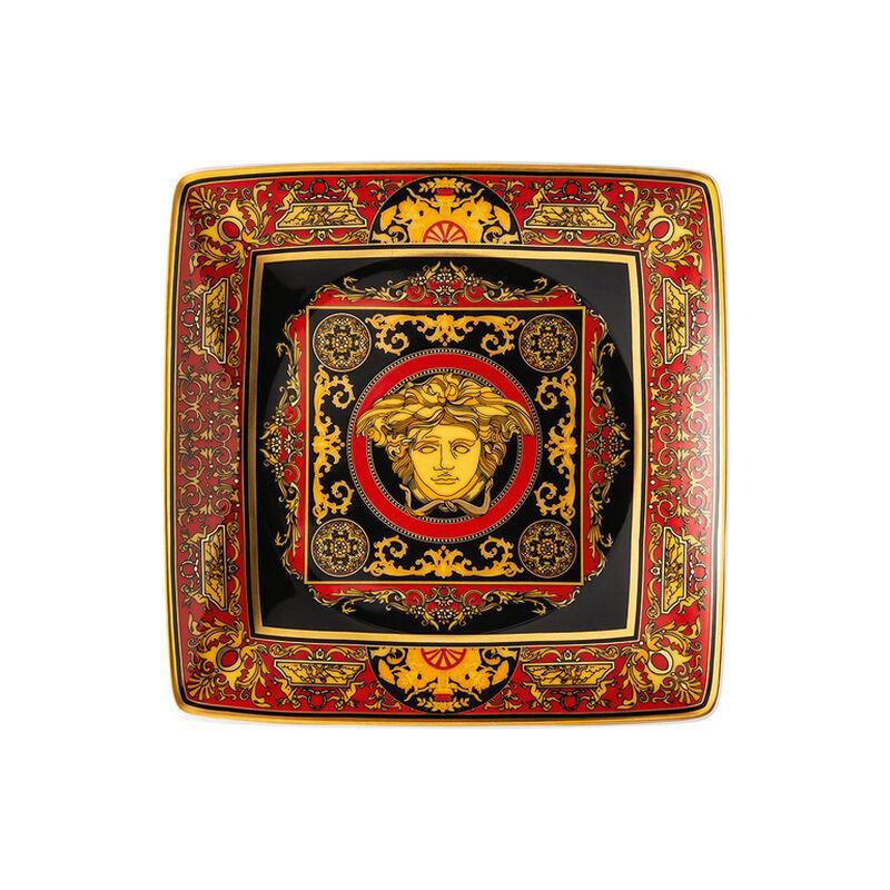 Versace coppetta quadrata 12 cm medusa rosso Versace coppetta quadrata 12 cm medusa rosso