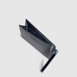 Piquadro Pochette uomo nera in pelle porta iPadni Blue Square