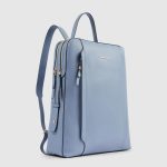Piquadro Zaino donna celeste in pelle porta pc 15,6 Circle