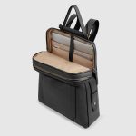 Piquadro Zaino donna nero in pelle porta pc 15,6 Circle