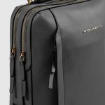 Piquadro Zaino donna nero in pelle porta pc 15,6 Circle