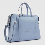 Piquadro Borsa donna celeste in pelle porta pc 14" Circle