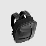 Piquadro Zaino uomo nero in pelle espandibile porta pc 14