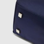 Piquadro Zaino donna blu in tessuto e pelle porta pc 14" Lyra