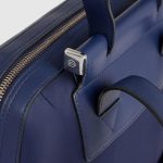 Piquadro Zaino donna blu in tessuto e pelle porta pc 14" Lyra