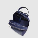 Piquadro Zaino donna blu in tessuto e pelle porta iPado 12'' Lyra