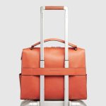 Piquadro Borsa da ufficio donna arancio in pelle porta pc 14"