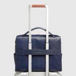 Piquadro Borsa da ufficio donna blu in pelle porta pc 14"