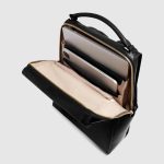 Piquadro Zaino donna nero in pelle porta pc 14"