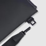 Piquadro Pochette nero in tessuto gommato resistente all'acqua Corner 2.0