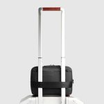 Piquadro Pochette uomo nero in pelle e tessuto riciclato Lyss