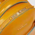 Piquadro Zainetto donna giallo in pelle Blue Square