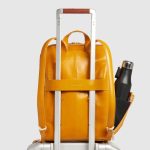 Piquadro Zaino donna giallo in pelle porta pc 14" Blue Square