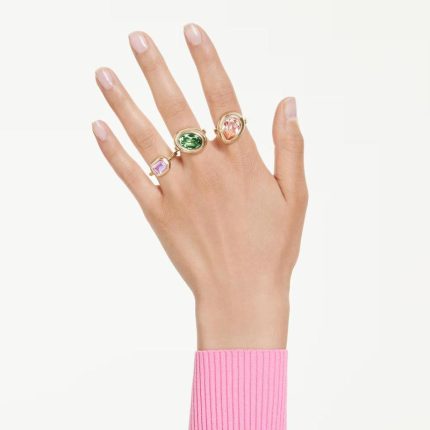 Swarovski Set di 3 anelli con motivo Gema Misura 55 - 60