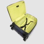 Piquadro Trolley da cabina a 4 ruote blu resistente all'acqua Corner 2.0