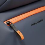 Piquadro Trolley da cabina a 4 ruote blu resistente all'acqua Corner 2.0