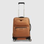 Piquadro Trolley da cabina a 4 ruote arancio resistente all'acqua Corner 2.0