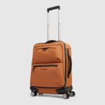 Piquadro Trolley da cabina a 4 ruote arancio resistente all'acqua Corner 2.0