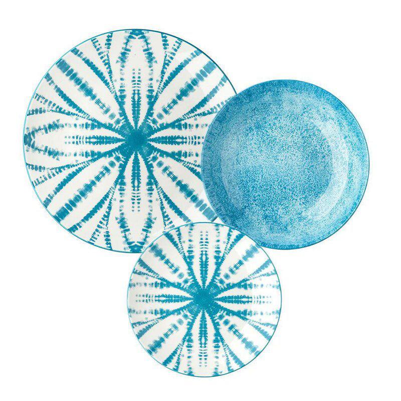 Evviva servizio tavola 36 pezzi porcellana azzurro Evviva servizio tavola 36 pezzi porcellana azzurro