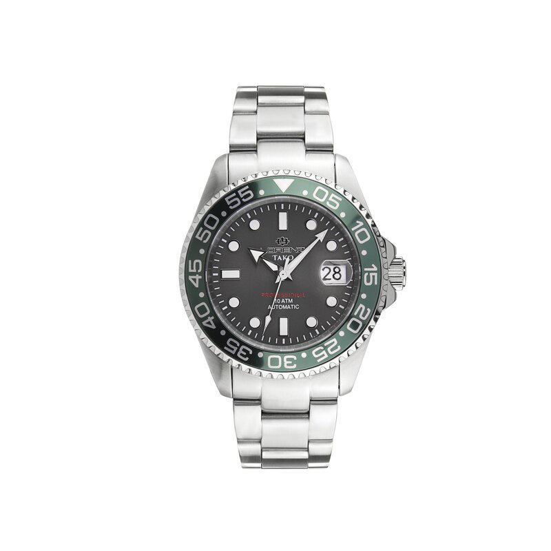 Lorenz Orologio maschile automatico con datario 43mm Tako Lorenz Orologio maschile automatico con datario 43mm Tako