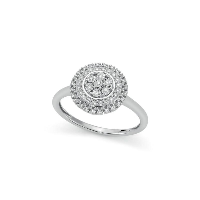 Donnaoro Anello rotondo con diamanti Donnaoro Anello rotondo con diamanti