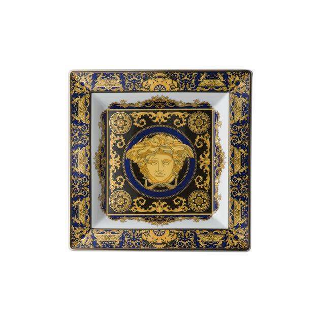 Versace coppa quadrata 22 cm medusa blu Versace coppa quadrata 22 cm medusa blu