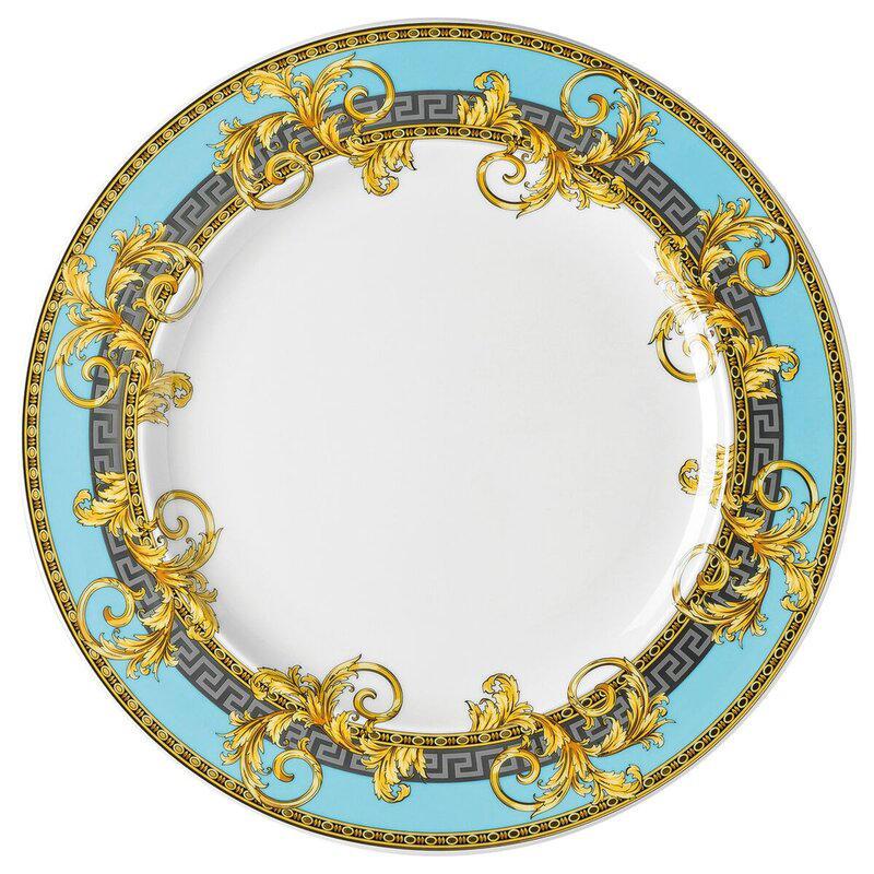 Versace piatto piano 27 cm prestige gala bleu Versace piatto piano 27 cm prestige gala bleu