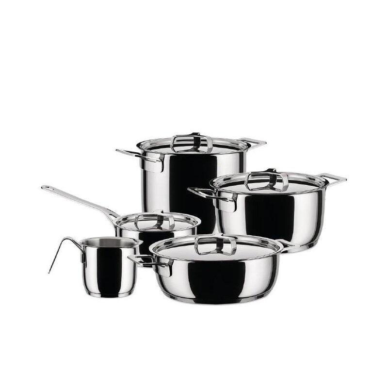 Alessi set pentole 9 pezzi pots&pans Alessi set pentole 9 pezzi pots&pans