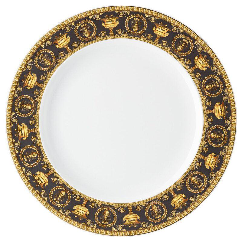 Versace piatto piano 27 cm i love baroque nero Versace piatto piano 27 cm i love baroque nero